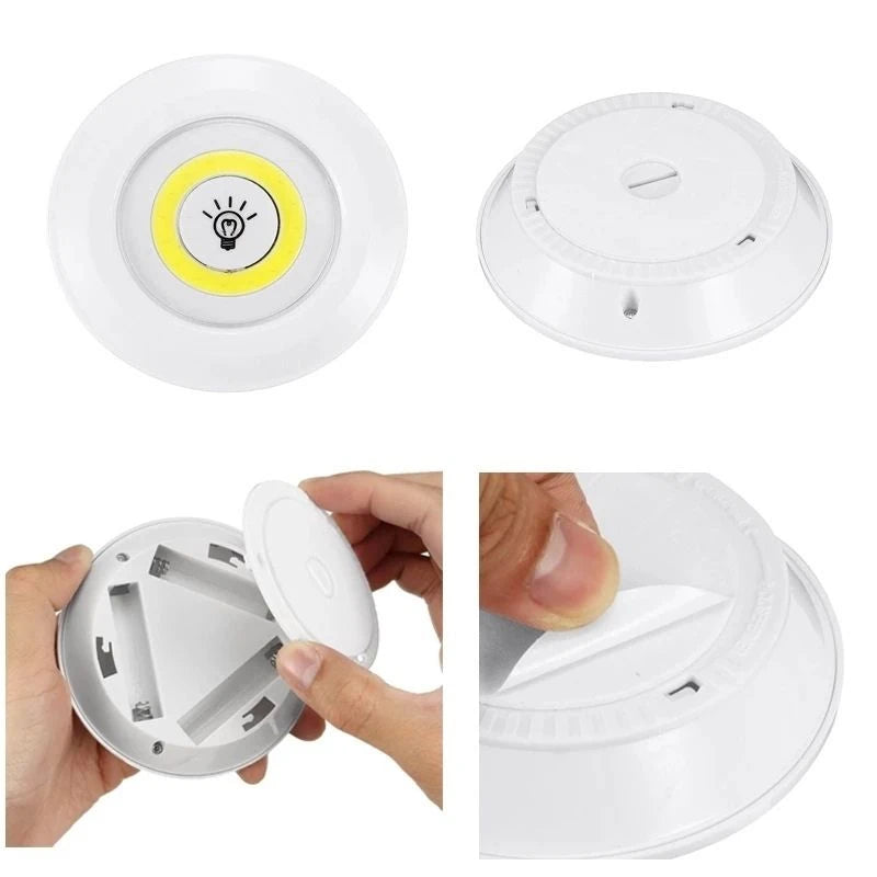 Kit 3 Lampadas Led Spot Wireless