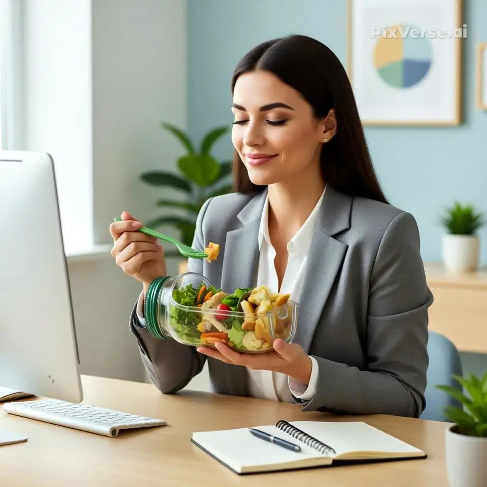 Saladeira Portátil Hérmetica Multifuncional – Compartimentos para Molho, Vedação Antivazamento, Livre de BPA