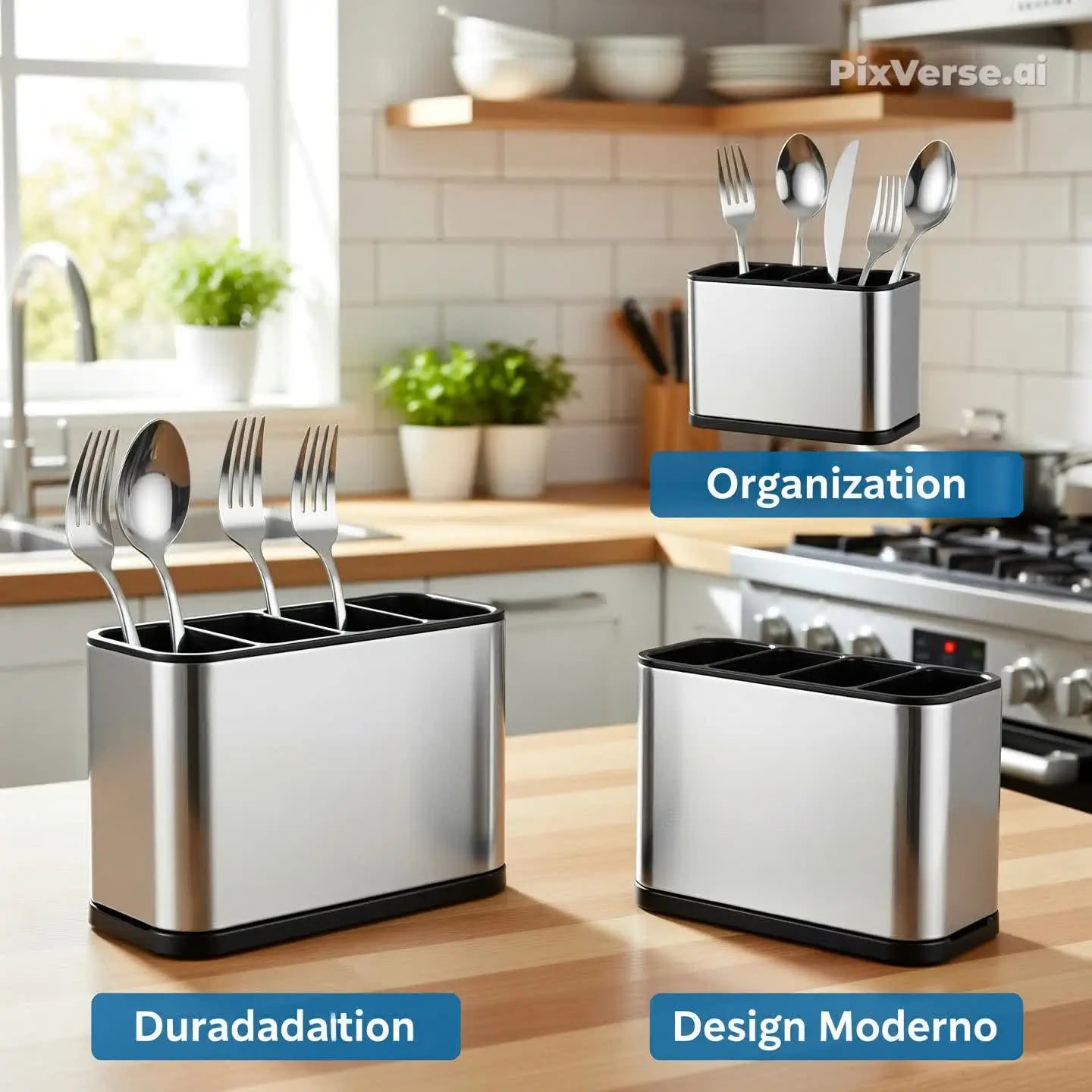 Porta Talheres Escorredor 4 Divisorias