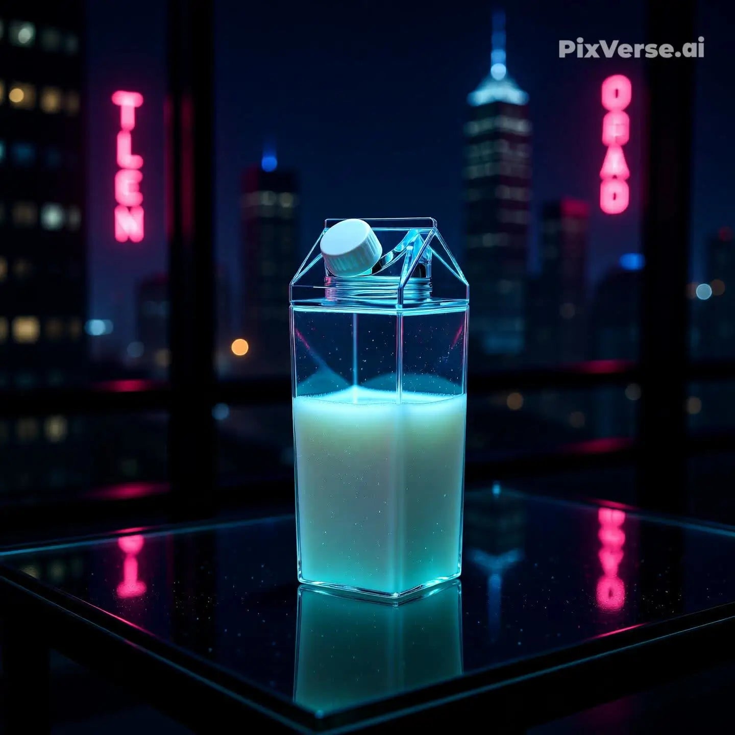 Kit 3 Garrafas de Acrílico Transparente P/ Leite Suco Bebidas My Box