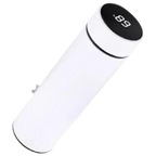 Garrafa Térmica 500ml Com Medidor De Temperatura Digital Led