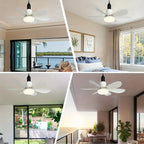 Lampada com Ventilador de Teto