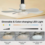 Lampada com Ventilador de Teto