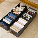 Organizador de roupa dobrável para guarda roupas
