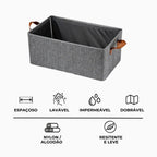Organizador de roupa dobrável para guarda roupas