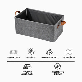 Organizador de roupa dobrável para guarda roupas