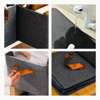 Organizador de roupa dobrável para guarda roupas
