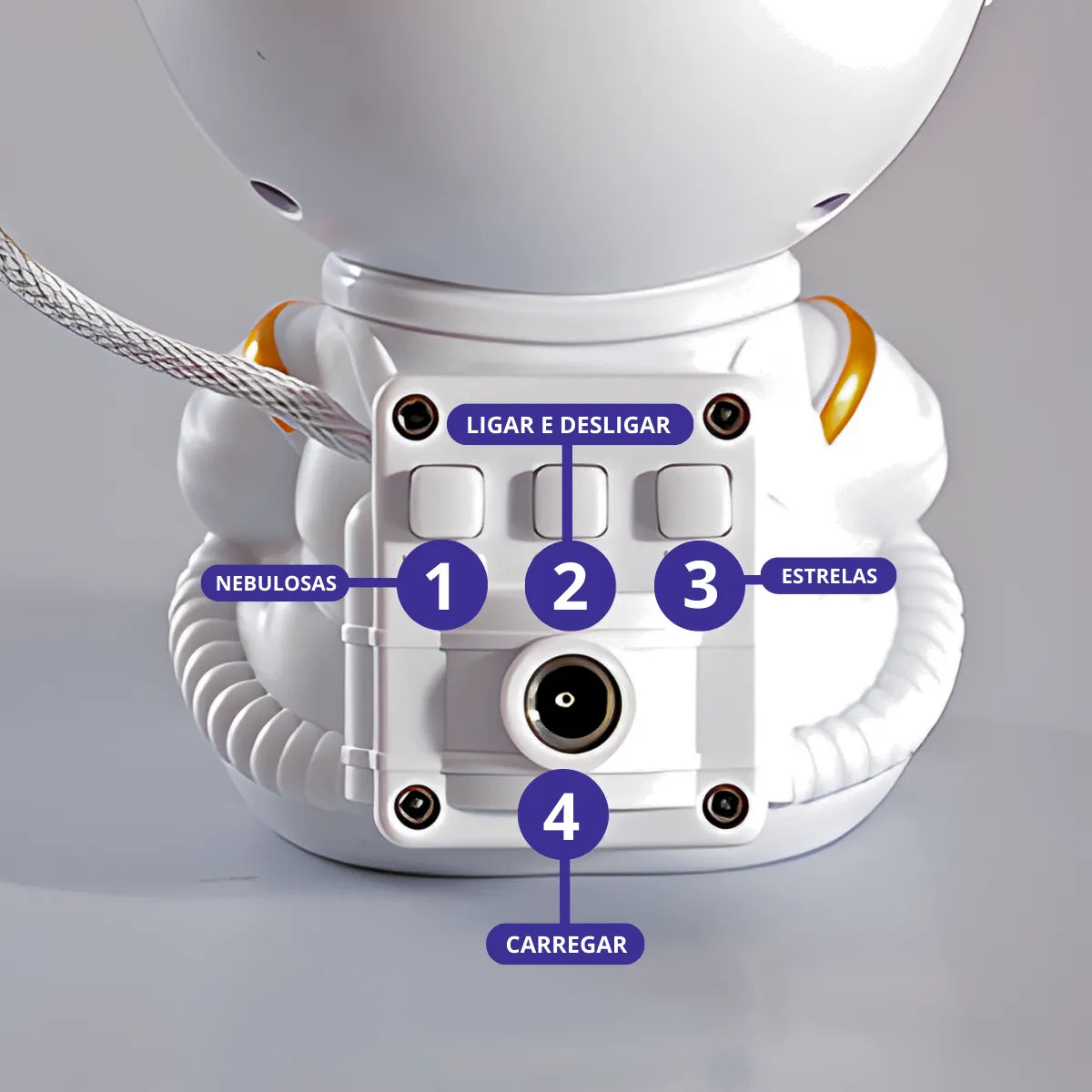 Astronauta LED luminaria