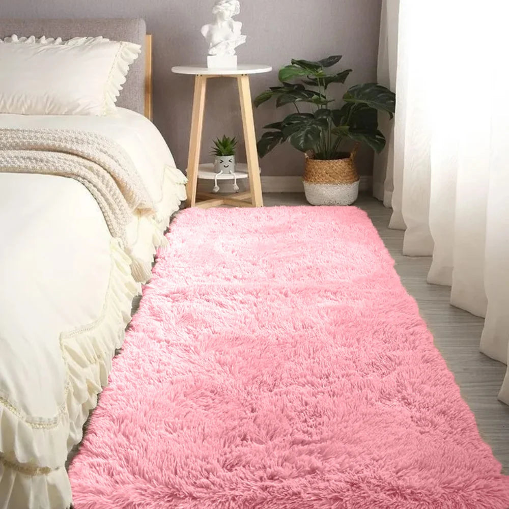Tapete Felpudo Peludo 2,00 X 0,60  Grande Moderno (passadeira)Lunar Bloon