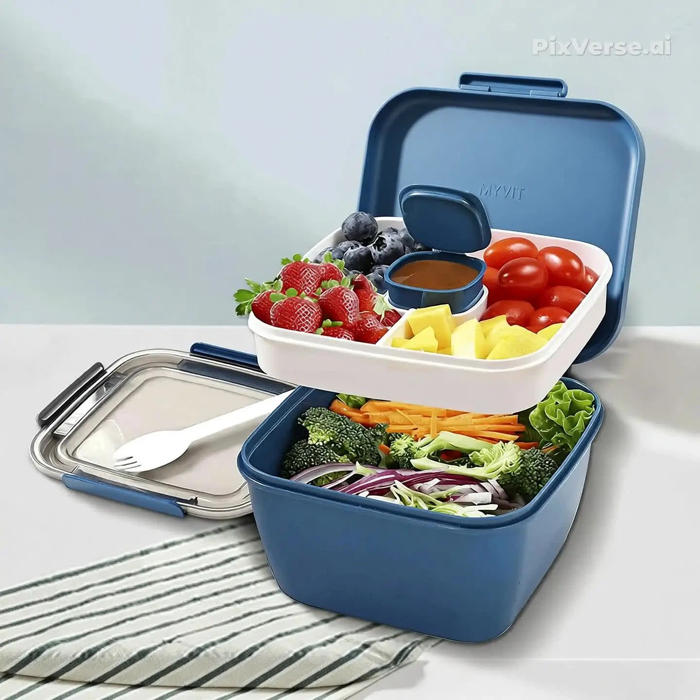 SALADEIRA MULTIFUNCIONAL COM DIVISORIAS.