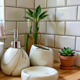 Kit Banheiro Lavabo Conjunto Sabonete Líquido Escova / 475
