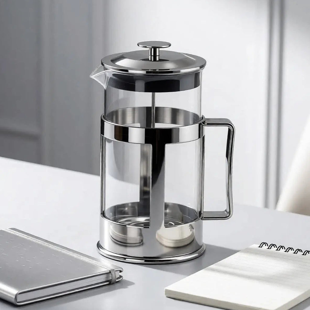Cafeteira Prensa Francesa 600ml Café Cremeira 350ml Café Expresso Leite Cremoso