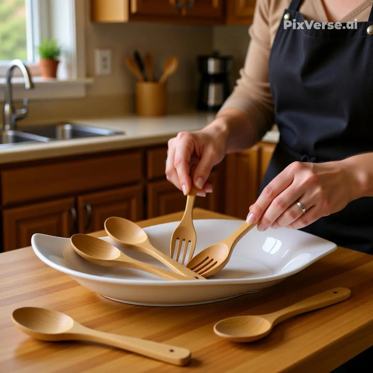 Kit 2 Travessas Pratos Folha 50 Cm