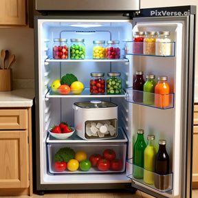 Forma de Gelo Caixa de Gelo Dispenser De Gelo 48 Cubos Com Gaveta Botão Solta Gelo E Pegador Luxo Puro