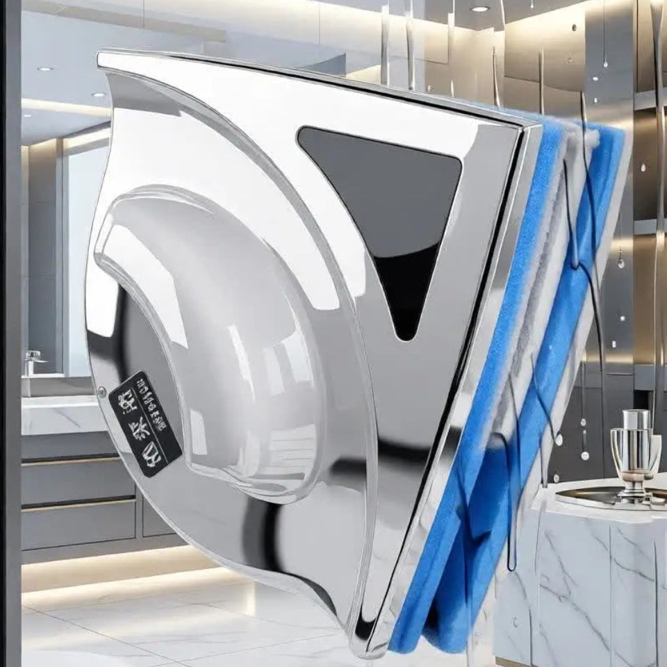 Limpador De Vidro Magnético - Dupla Face C/ Super Imã Mágico