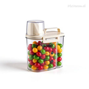 Pote Hermético Multiuso –  com Copo Medidor e Bico Dosador