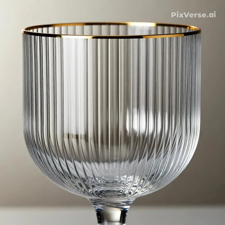 Jogo de Taças de Vidro Cameratta 365ml – 6 Peças de Elegância e Sofisticação