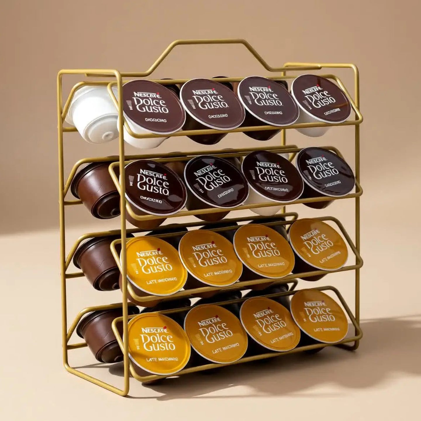 Suporte de Cápsulas de Café – Organização Elegante para Nespresso®, Dolce Gusto® e Três Corações