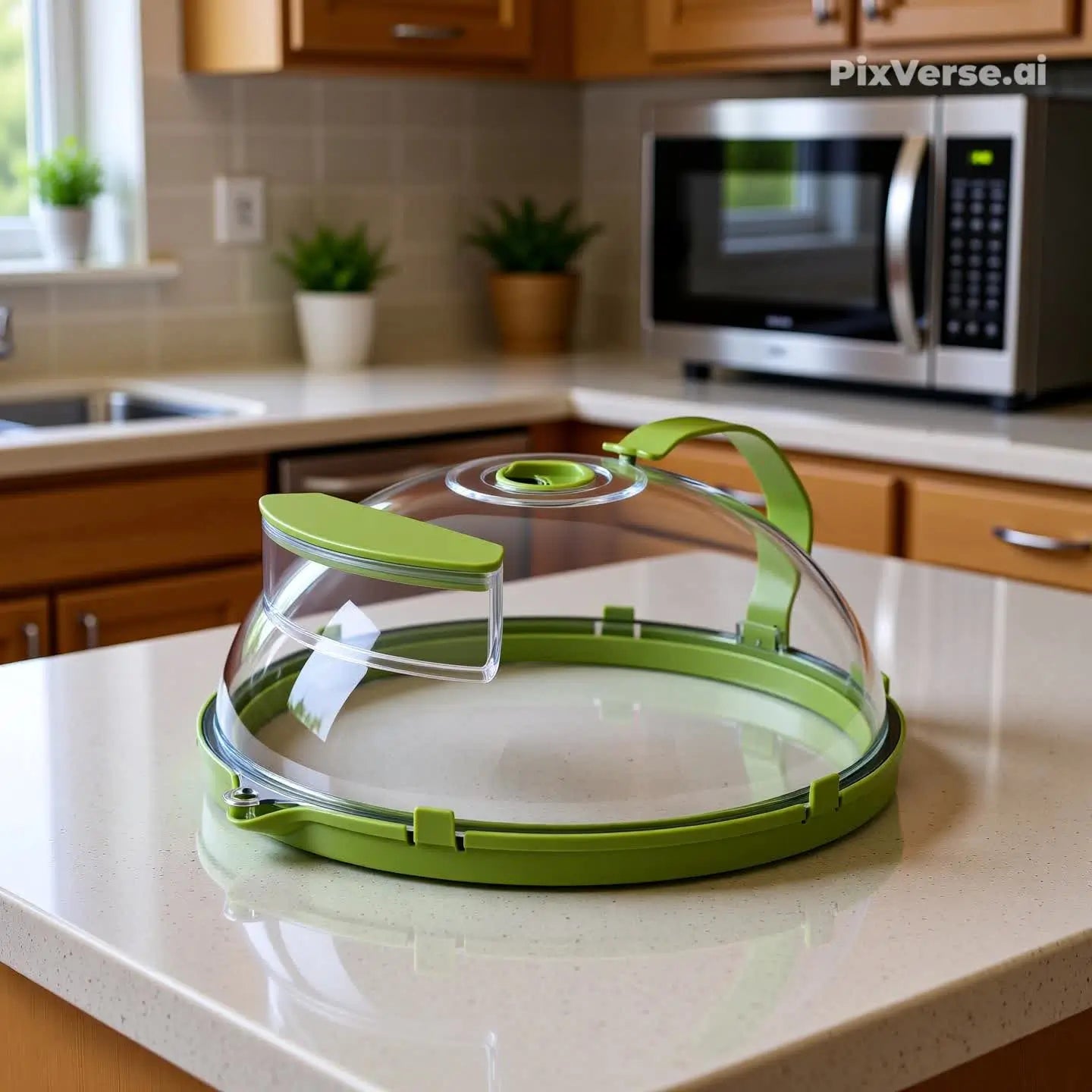 Tampa Protetora de  Alimentos  para Micro-ondas