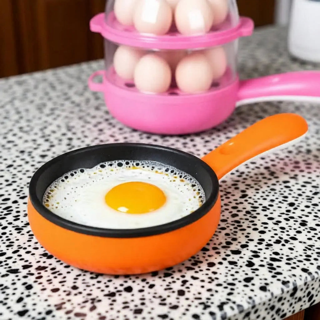 Cozedor de Ovos Multifuncional 2 em 1 – Praticidade e Alimentação Saudável no Dia a Dia