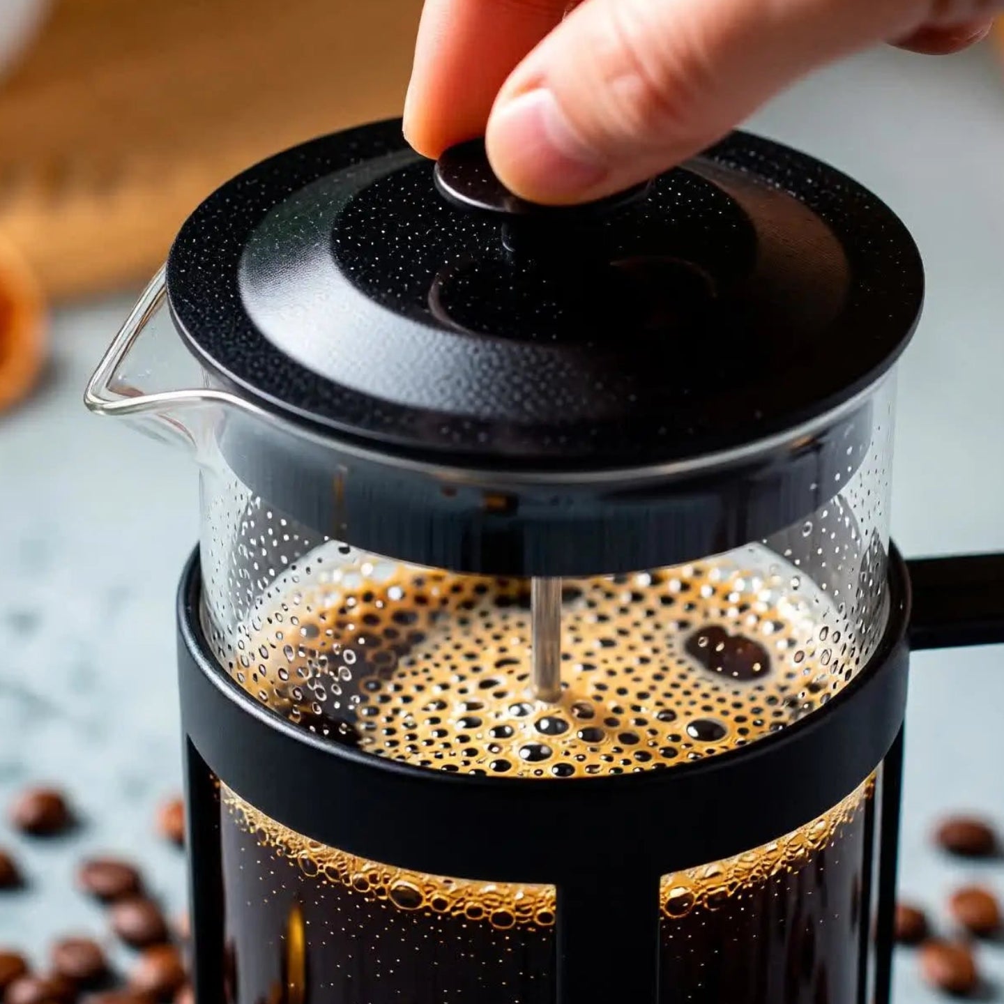 Cafeteira Prensa Francesa 600ml Café Cremeira 350ml Café Expresso Leite Cremoso
