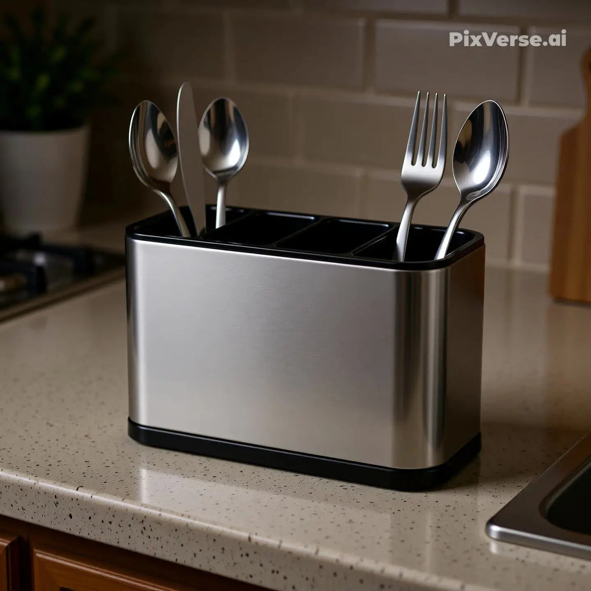 Porta Talheres Escorredor 4 Divisorias