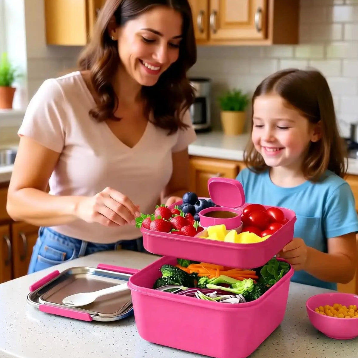 Lancheira Multiuso com Divisórias Internas