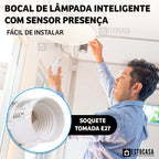 Sensor de Presença E27/Fotocelula