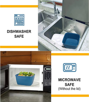 SALADEIRA MULTIFUNCIONAL COM DIVISORIAS.