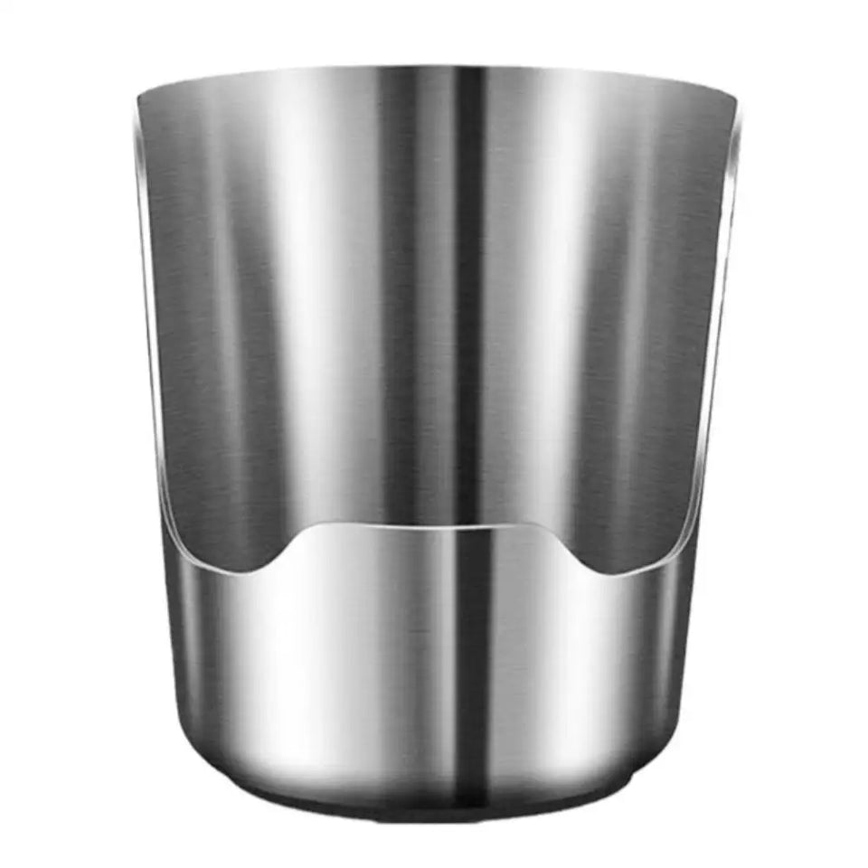 Suporte estável para colher de aço inoxidável, fácil de limpar, resistente ao calor, suporte para colher de sopa, suporte para espátula de aço inoxidável, mesa de jantar