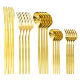 kit Conjunto de talheres de aço inoxidavél