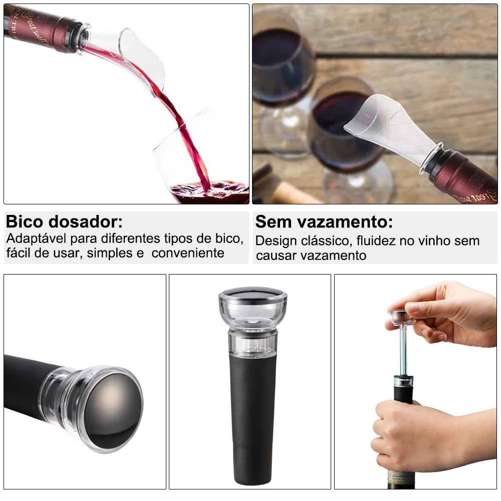 ABRIDOR DE VINHO  SACA ROLHAS ELÉTRICO