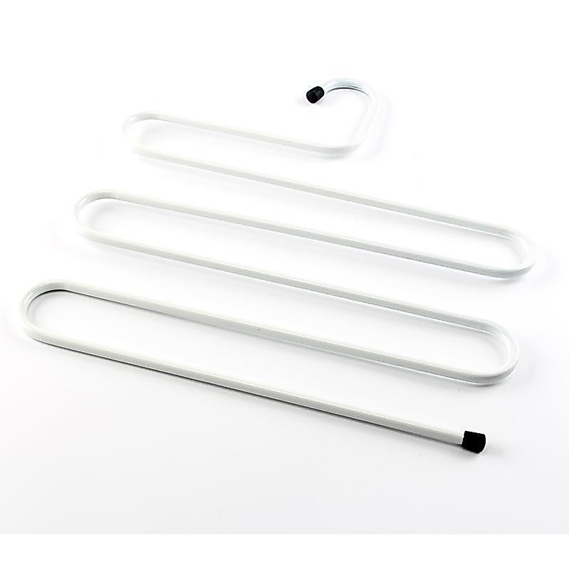 Cabide Metal para Calças 5 Divisórias Roupa Toalha Multifuncional Retrátil 5 em 1