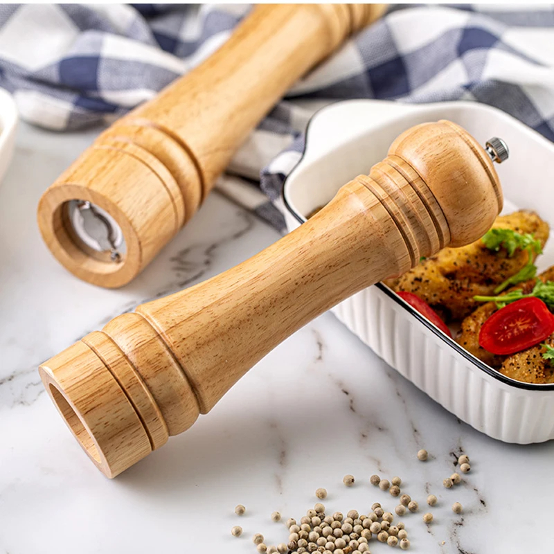 Moedores De Sal Pimenta Especiarias Em Madeira Premium Decoração da cozinha