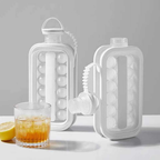 Forma De Gelo Garrafa Água Molde Cubos Silicone Portátil