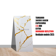 Kit 5-20 Adesivo Mármore 60x30 Lavável [Parede][Proteção Extra]