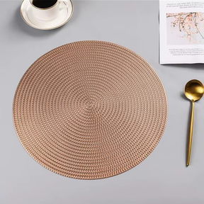 Kit 4 ou 6 Jogo Americano Souplast Redondo Jantar Mesa Posta Cozinha 38cm