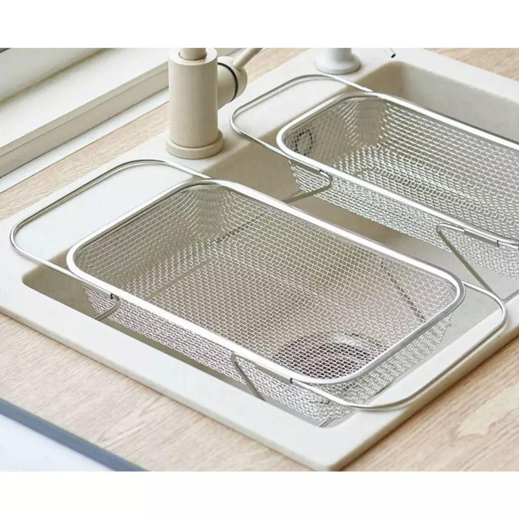 Escorredor Expansível em Aço Inox – Mais Espaço e Praticidade na Sua Cozinha