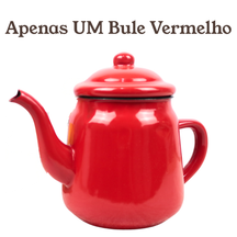 Chaleira Bule Esmaltado 1L Bico de Ganso e 6 Canecas 90ml Rústicas Conjunto ou Unitário