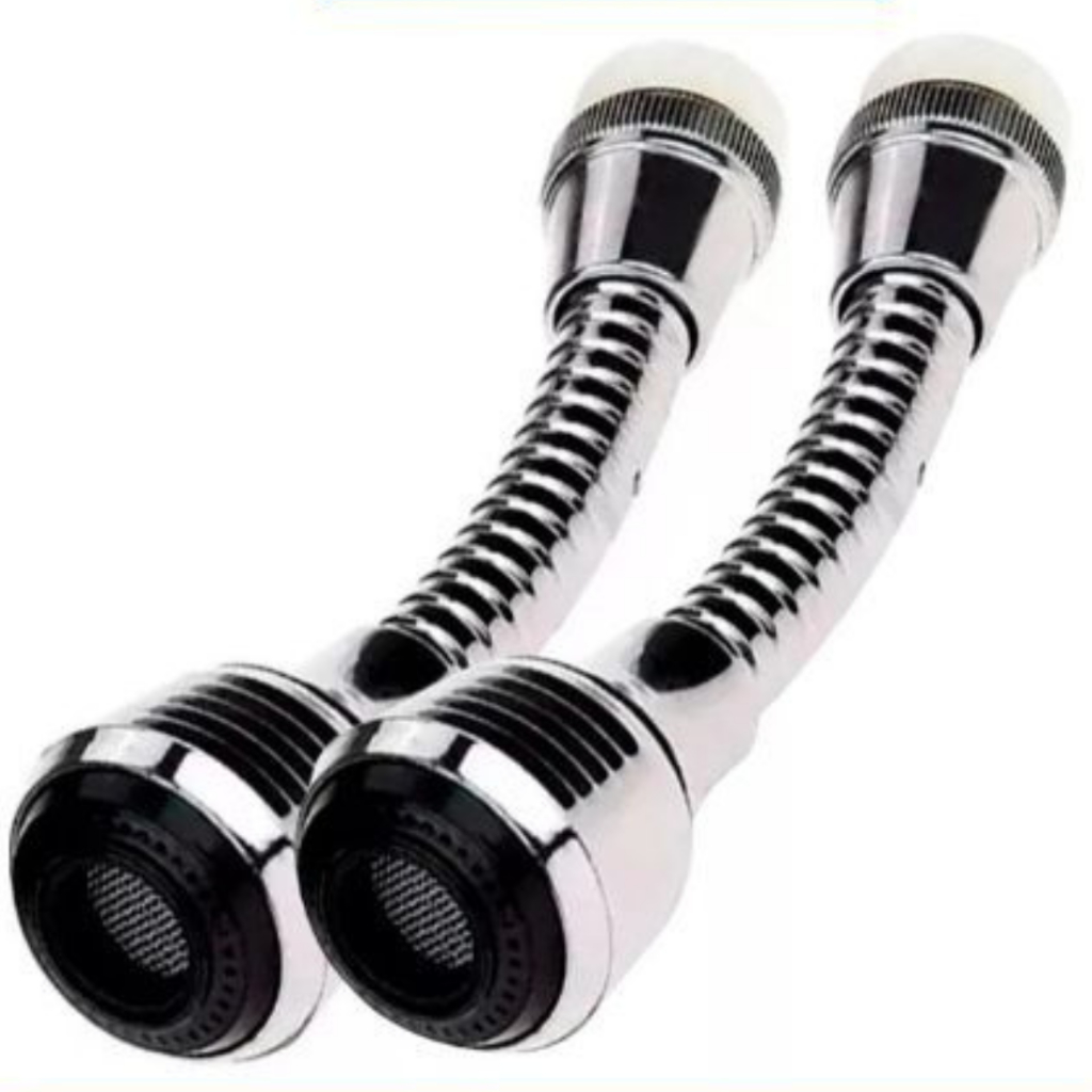 Arejador De Torneira Bico Extensor Chuveirinho Para Torneira Pia Cozinha Articulado Gourmet Cromado