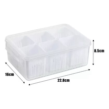 Kit 3 potes Organizadores Geladeira Organizador Alimentos Vegetais Cozinha Moderna LZ 123