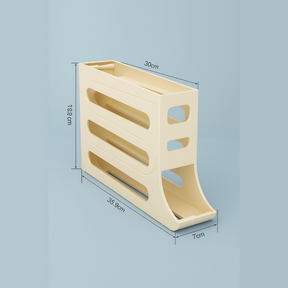 Porta Ovos 2 ou 4 andares Gaveteiro organizador de geladeira branco