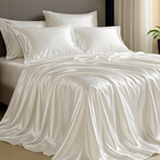 Jogo de Cama Cetim Charmousse Casal Queen King Brilhante 4 Peças Toque Macio Sedosso Promoção Barato