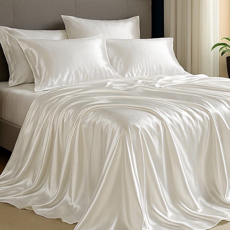 Jogo de Cama Cetim Charmousse Casal Queen King Brilhante 4 Peças Toque Macio Sedosso Promoção Barato