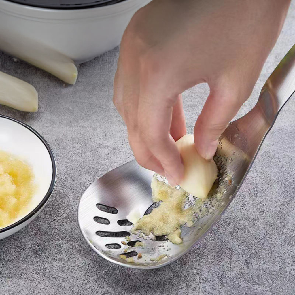 Escumadeira De Aço Inoxidável Multifuncional Ralador De Alho Amassador De Batata Abridor De Garrafas