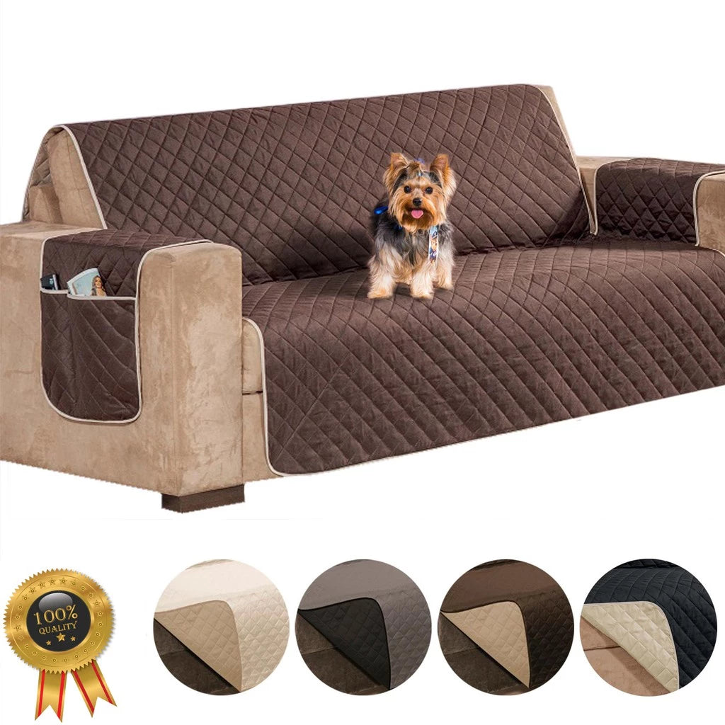 Protetor De Sofá Padrão   Impermeável Dupla Face