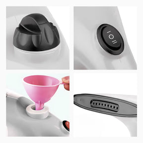 Ferro a Vapor 4 em 1 Para Roupas Domésticas e Cuidados Facial