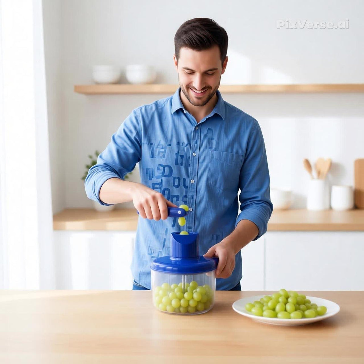 Descascador eletrico automatico de legumes e alho