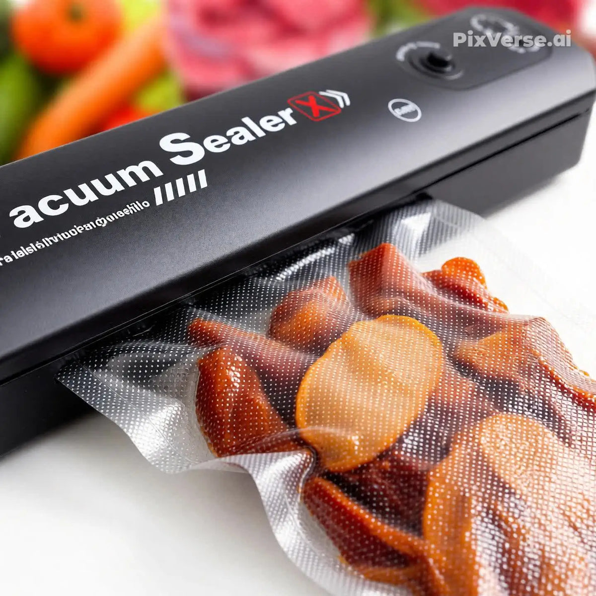 Máquina Seladora Embalagem Portatil  + 10 Sacos a Vacum