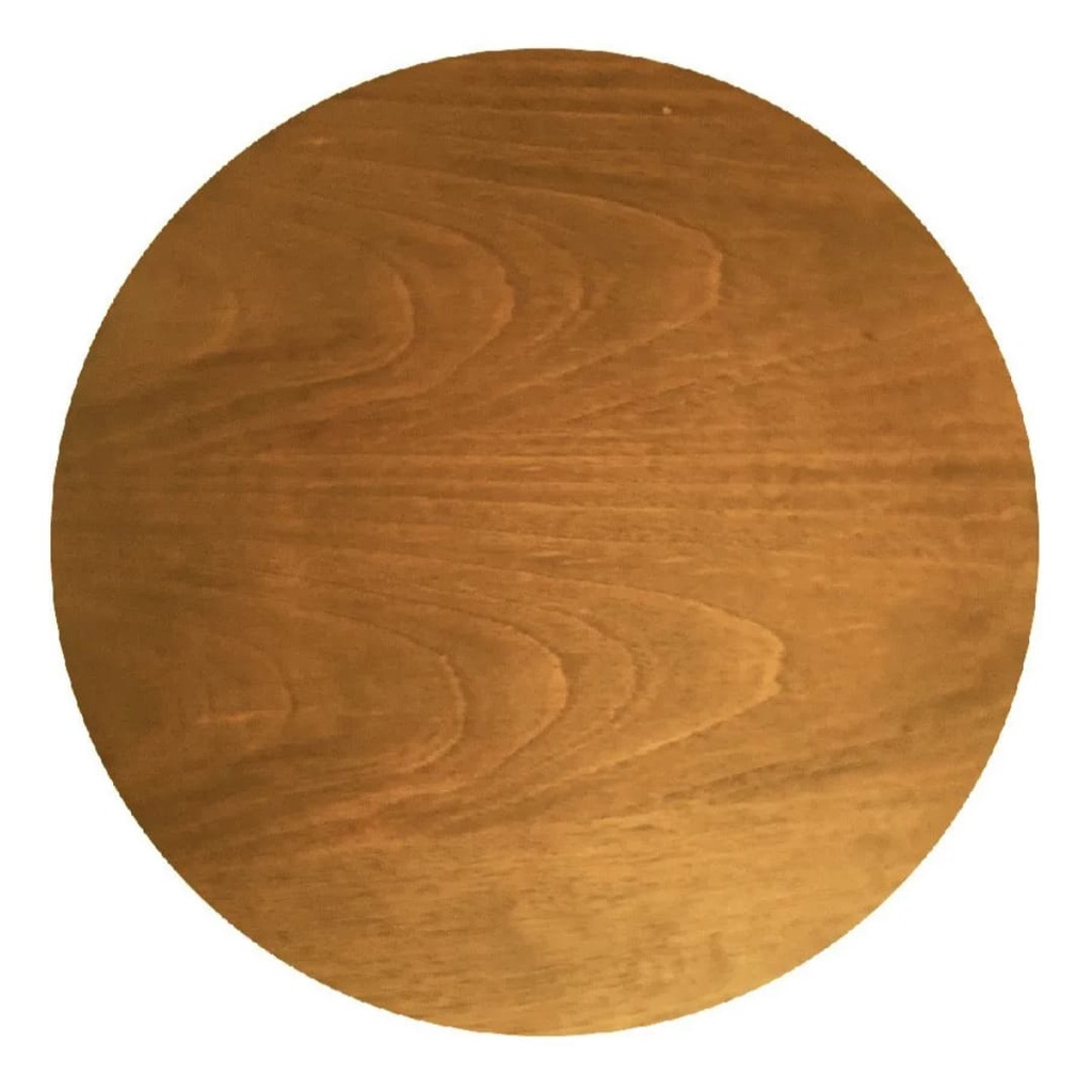 Centro De Mesa Prato Giratório 40 Cm Amadeirado - Mel